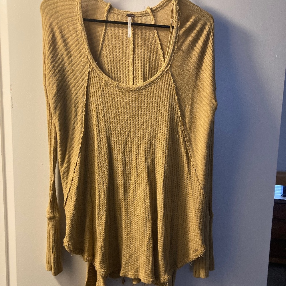 Mustard Colored  Free People  size XS